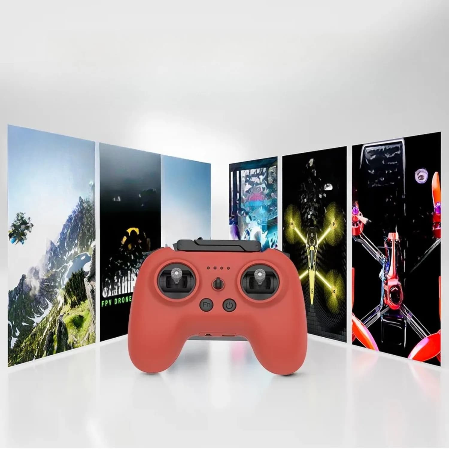 Racing Drone Remote Controller with Simulated Joysticks, Replacement Accessory Compatible with DJI Phoenix & APEXFPV T19