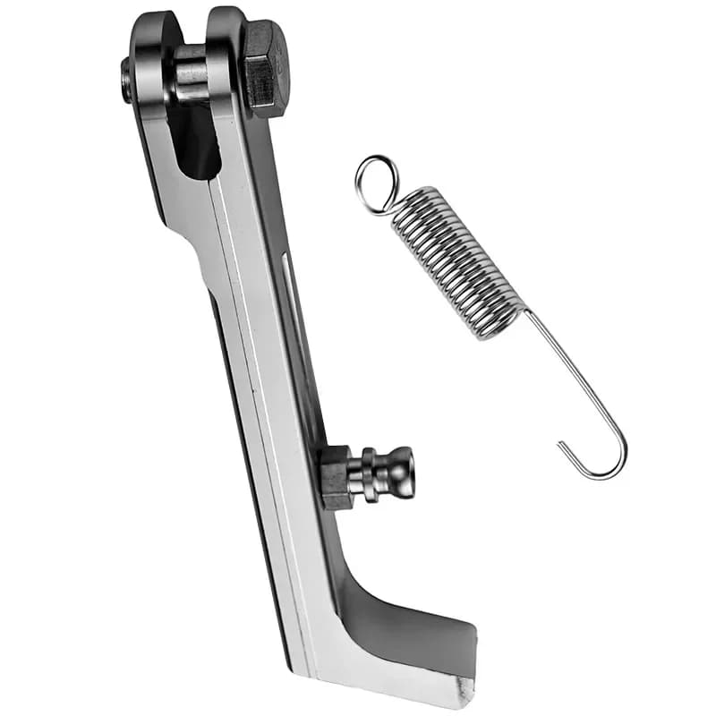 Accessori per la modifica del motociclo, tutore per bordi corto in lega di alluminio CNC, resistente all'usura e durevole, tutore per piedi su un solo lato