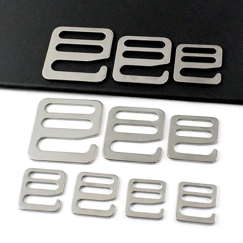 2/4/10 pezzi Meetee 16-31mm G ganci fibbie cinturino per zaino fibbia in acciaio inossidabile moschettone clip guinzaglio per cani regolazione chiusura hardware