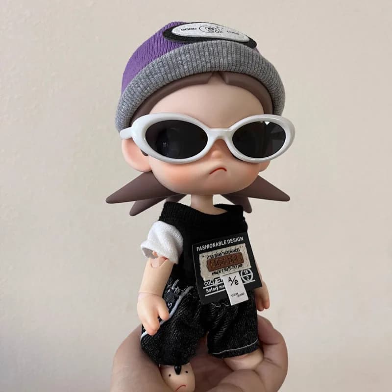 For Zsiga Dresses for articulated dolls Only clothes Year Set 1/8 Doll Dress Sister Gazi Fresh dress with sunglasses