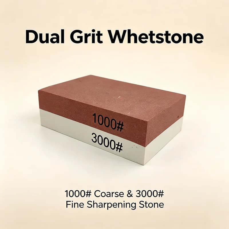 2026 New RSCHEF Dual Side Whetstone Professional Knife Sharpener Double Sided Wetstone Kitchen Daily Cutlery Grinding Tool