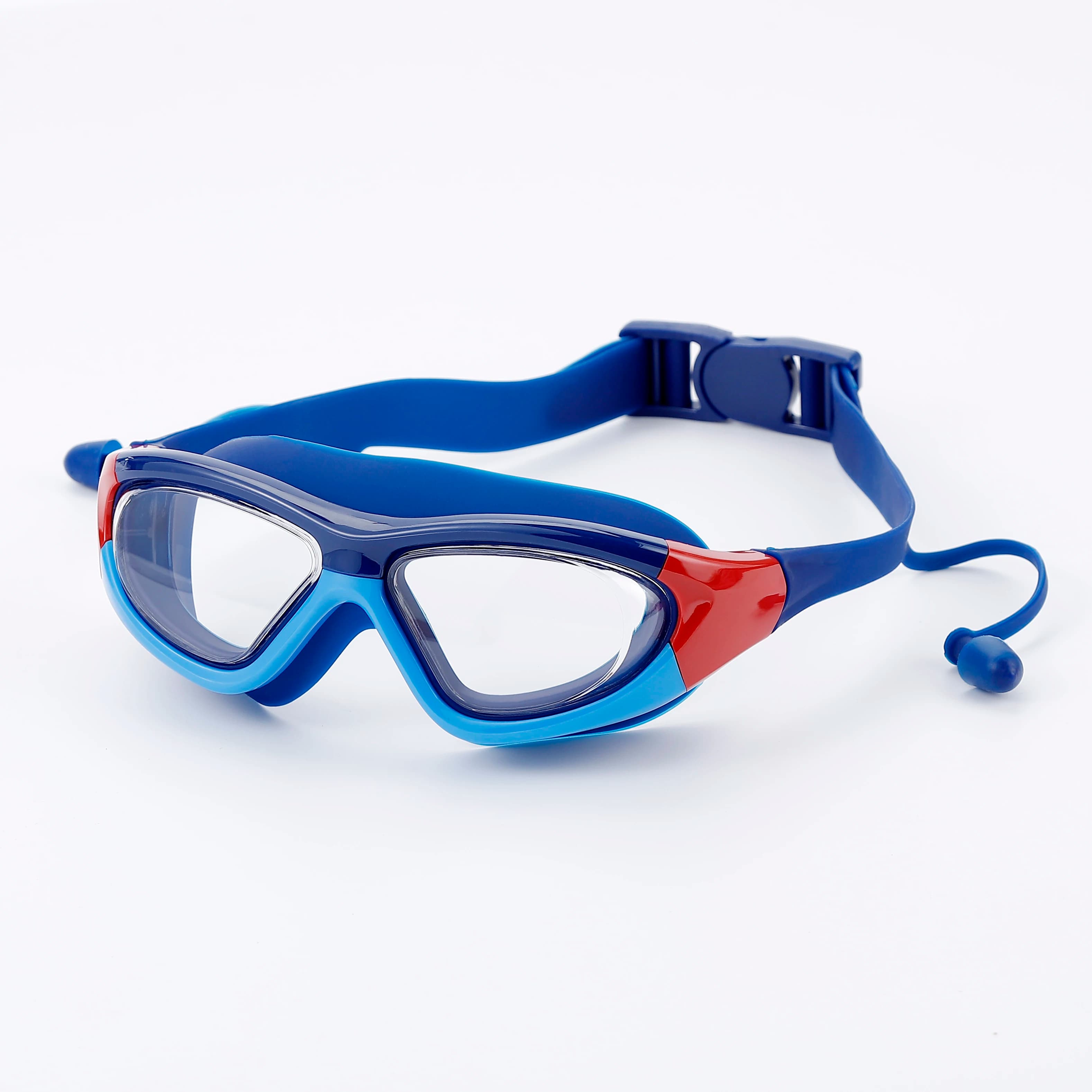 Swimwear for children, male and female anti-fog and waterproof diving glasses with large frame, swimming equipment for students