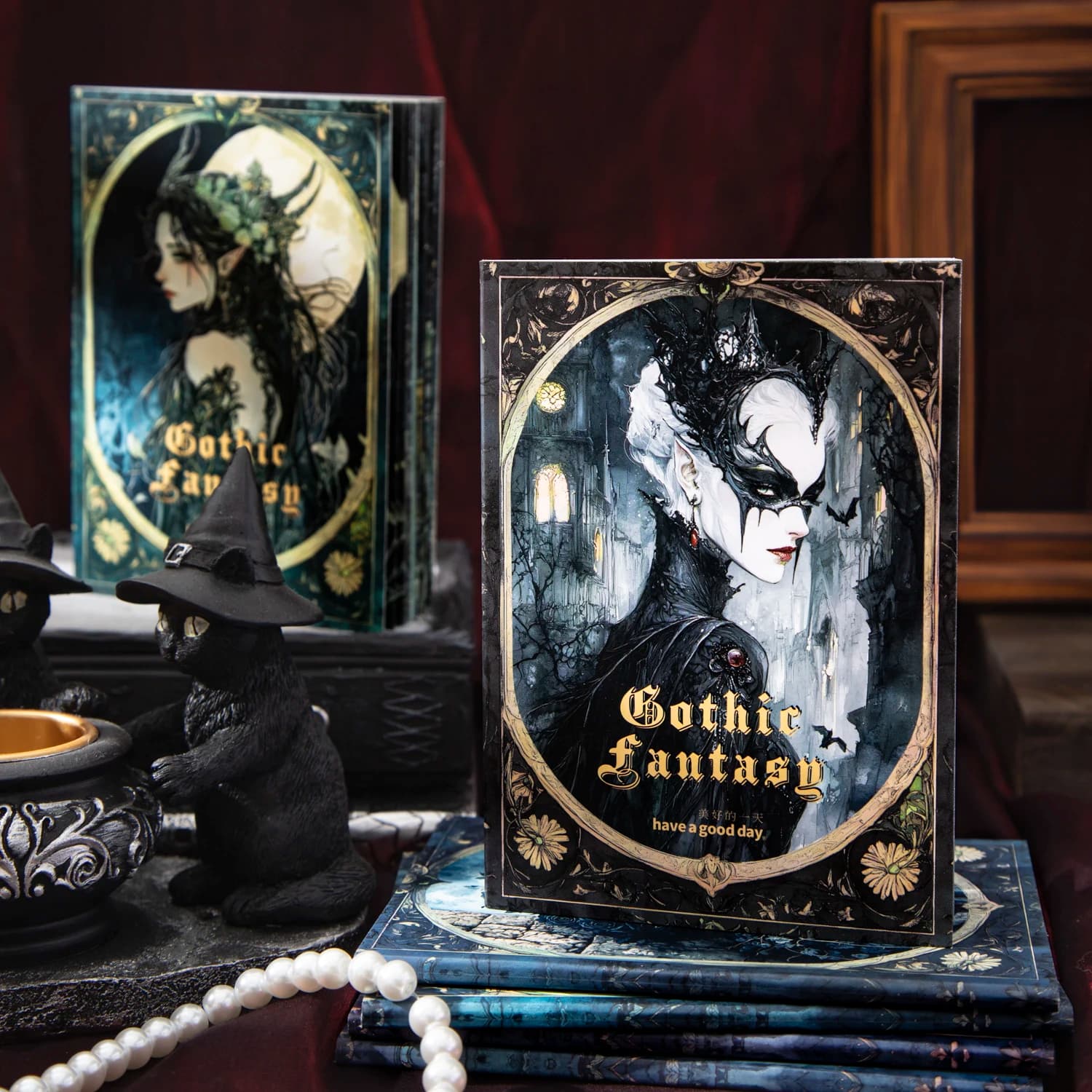 30 fogli/borsa Carta da lettere Gothic Dark Fantasy per diario Notebook Fai da te Scrapbooking Decorazione di carte Confezione regalo Sfondo