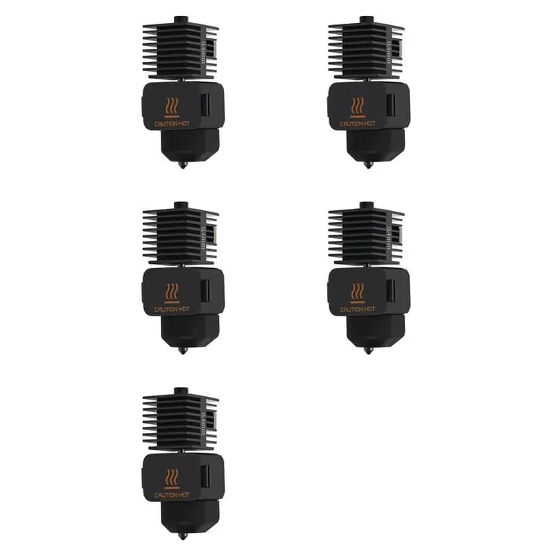 Kit Hotend ABIJ-5X per Bambu Lab A1 Mini, gruppo ugello e dissipatore di calore, ugello da 0,4 mm per stampante 3D Bambu Lab A1, ricambi.