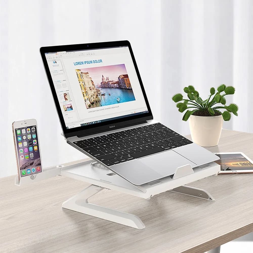 Supporto per laptop per MacBook Pro Air Supporto per notebook PC Tablet portatile Supporto per iPad Staffa per telefono Supporto per laptop per computer Xiaomi