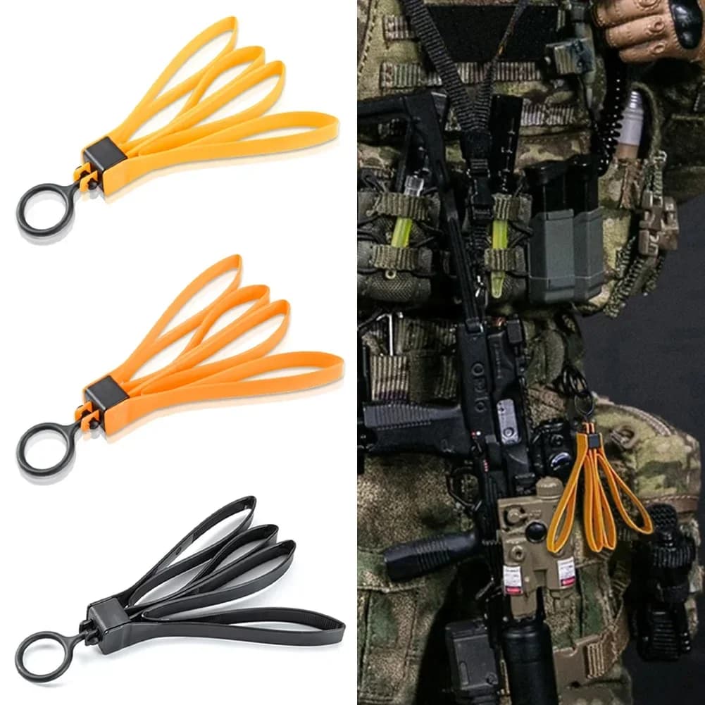 Manette per fascette tattiche in plastica Manette per cintura decorativa sportiva CS TMC Sport Gear Fascette usa e getta Giallo Nero