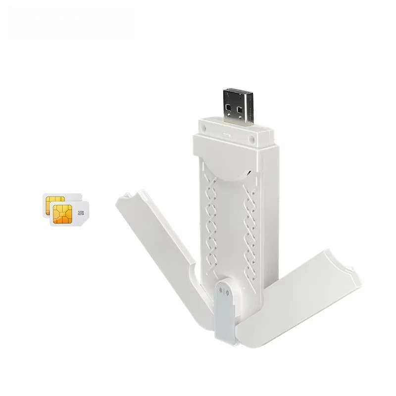 Router WiFi Portatile 4G LTE Plug & Play con Antenna, Modem USB 4G con Slot per Scheda SIM