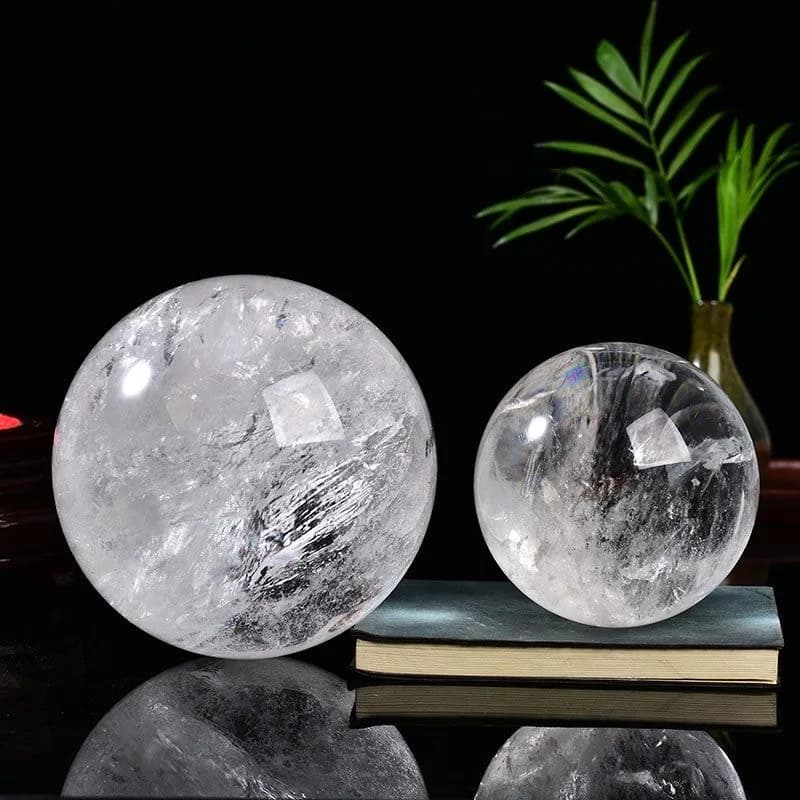 Guarigione della raccolta dei campioni della sfera della sfera del quarzo di cristallo bianco trasparente naturale