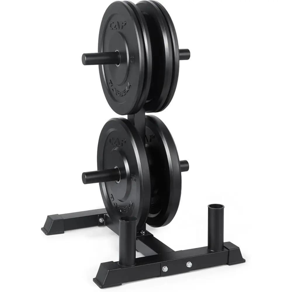 Set of Weights with 2 Inch Discs | 100-370 pounds | Color Multiple | Optional Storage Rack