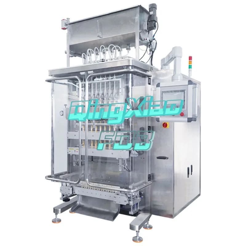 Custom Envelope Powder Packaging Machine, Protein Packing Equipment, Food Grade PLC Control, FOB