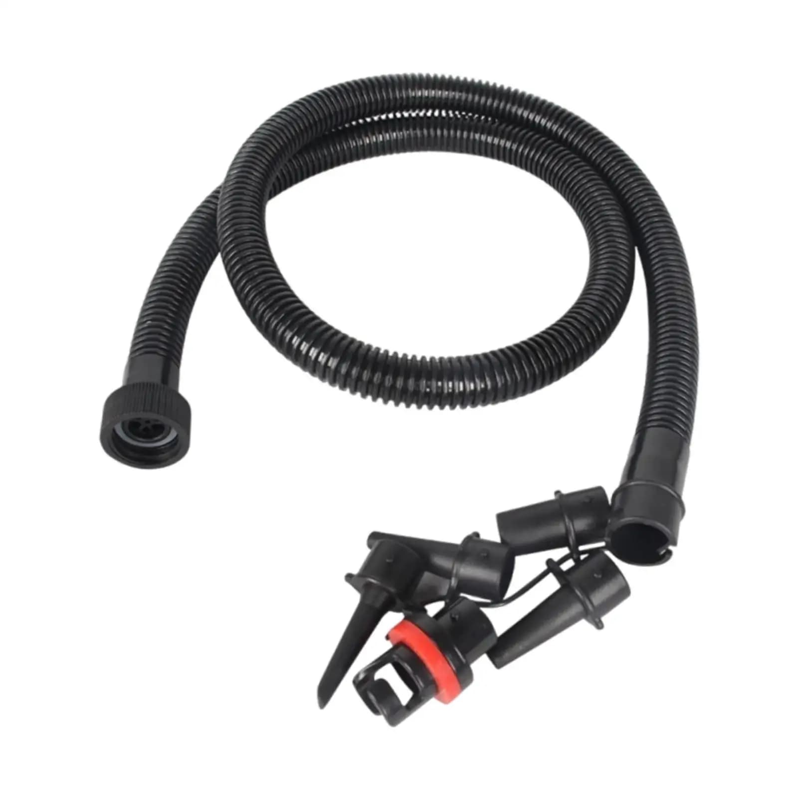 Tubo flessibile per pompa d'aria gonfiabile 1.2M Accessori per gonfiaggio Set di adattatori per pompa per paddle per piscina Anello da nuoto Tappetino per barca in gomma Kayak