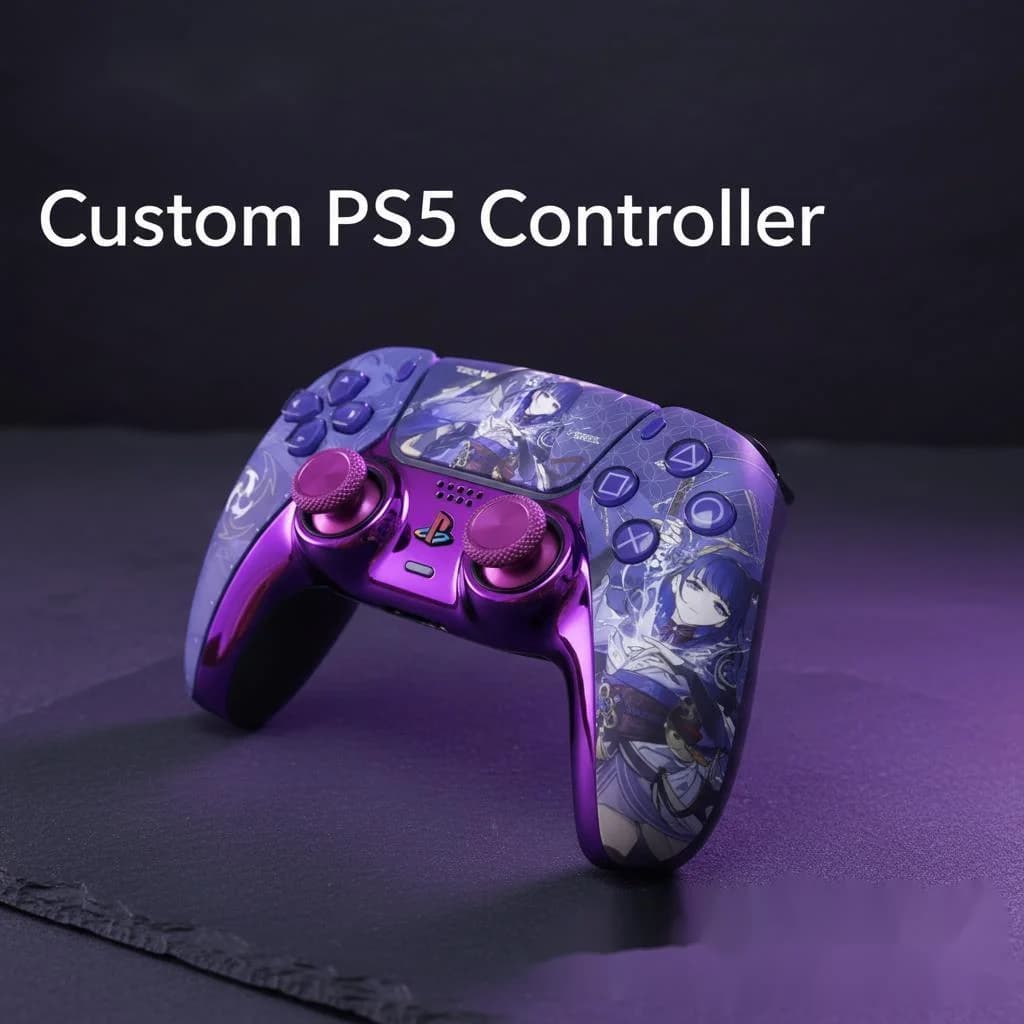 Design fai-da-te sostitutivo personalizzato per controller PS5 per DualSense con Fantasy Character Art per accessori da gioco