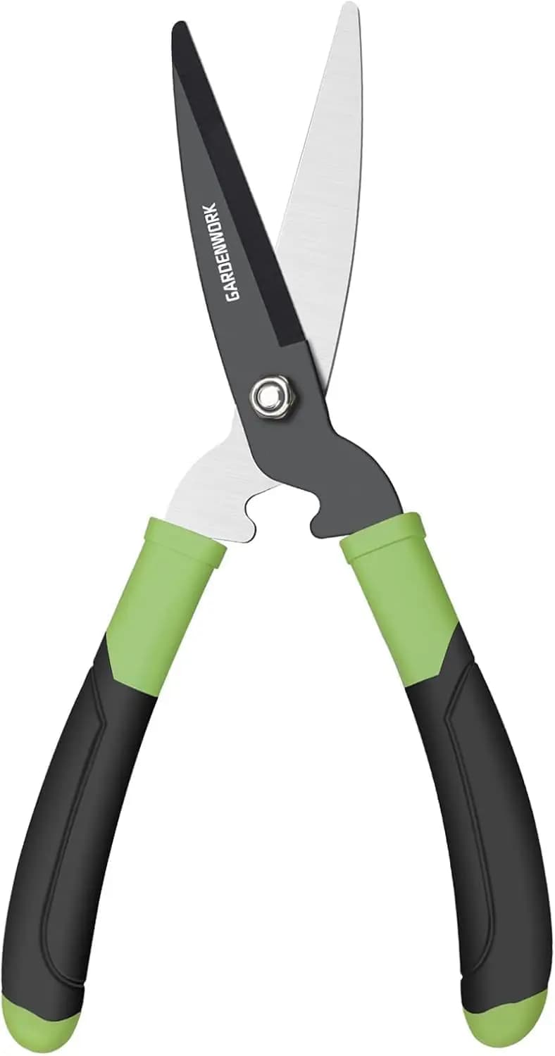 Forbici da potatura con rivestimento in Teflon, lame in acciaio SK5, cesoie da giardino da 16 pollici con impugnatura comoda, leggere per la potatura