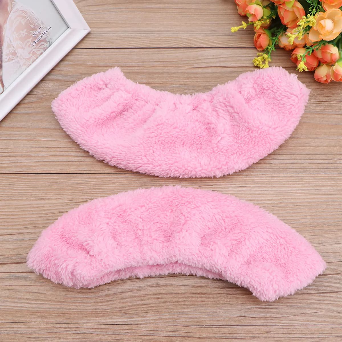 2 paia di coperture per pattini, protezioni elastiche per pattinaggio, ultra morbide, super assorbenti, ad asciugatura rapida, per l'assorbimento dell'acqua, per hockey su ghiaccio