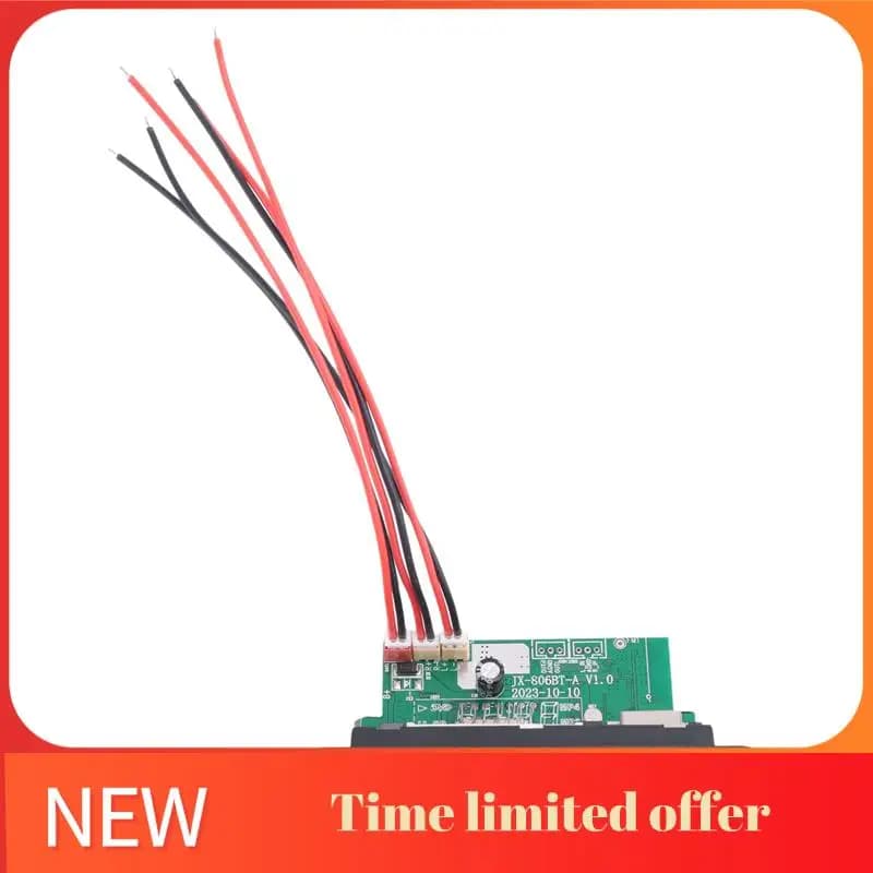 A42T-12V Bluetooth Decode Card MP3 Home Digital Audio Module DIY USB Speaker Audio Module Black