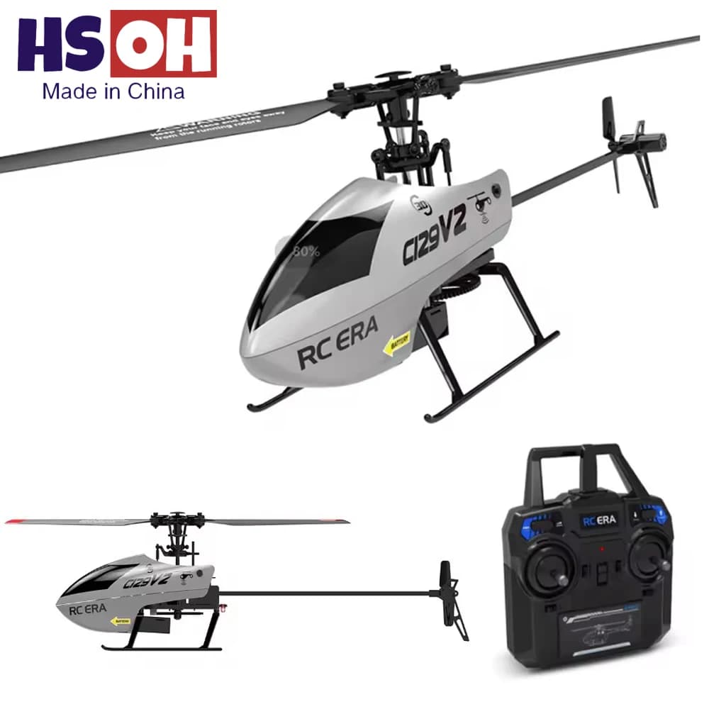 C129 V2 RC Elicottero 6 Canali Telecomando Elicottero Ricarica Giocattolo 3D Flip Aereo di Controllo Remoto Hobby Giocattoli