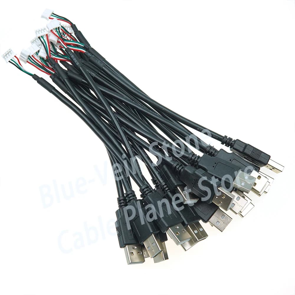 JST PH 4PIN CONNETTORE A USB UN MASCHIO SPINA CAVO LIPO CARICABATTERIA CABILE CABILE PER RC AIRCRAFT HELICOPTER POWER DRONE
