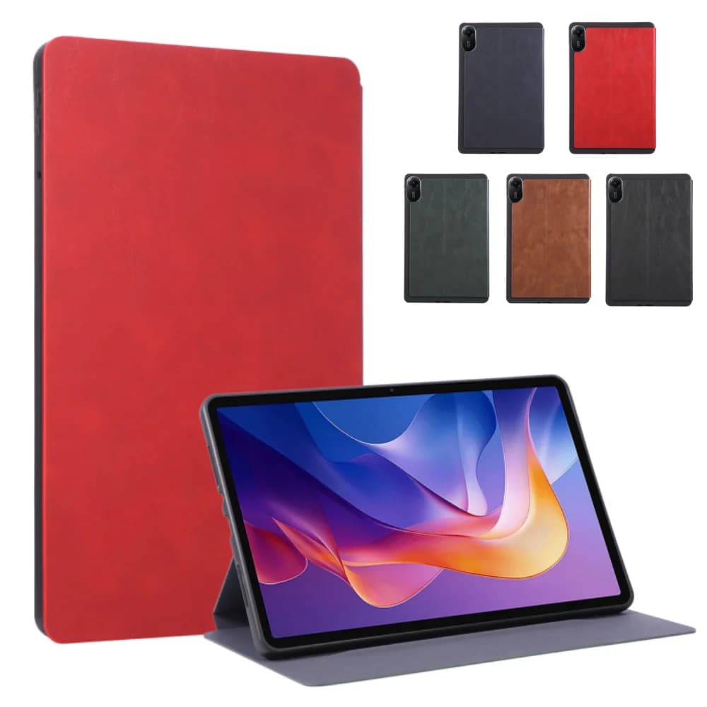 Case for Xiaomi Redmi Pad 2 11 inch 2025 TPU Leather Simplicity Style Shockproof Tablet Cover for Redmi Pad 2 11"