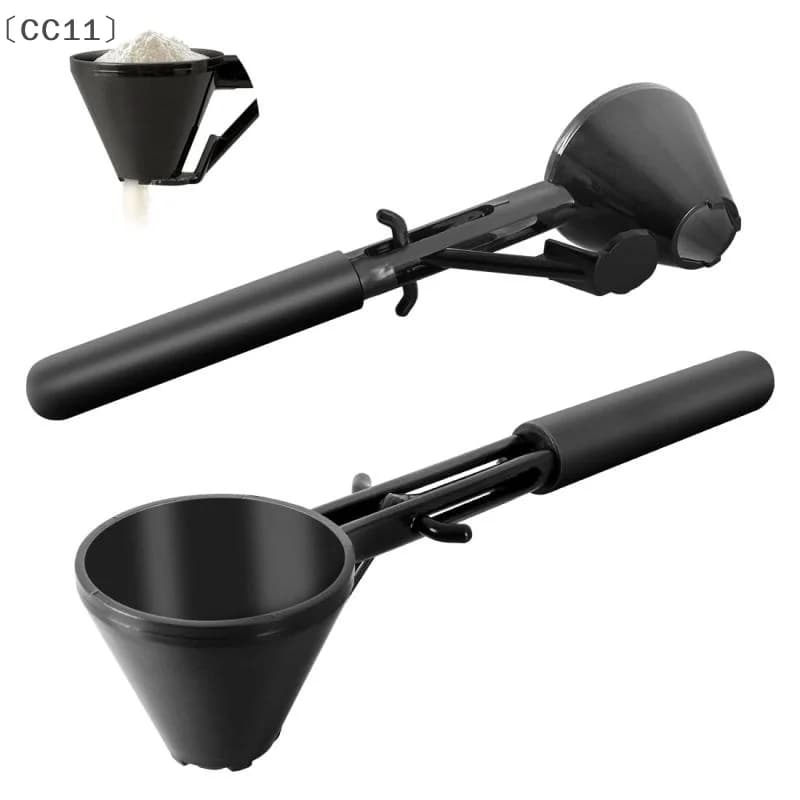 daCC11 Deel1Pcs Multipurpose Dosing Spoiler Reusable funnel for protein CoffeeBaby Formula Kitchen Gym Home Powder Kitchen Tools