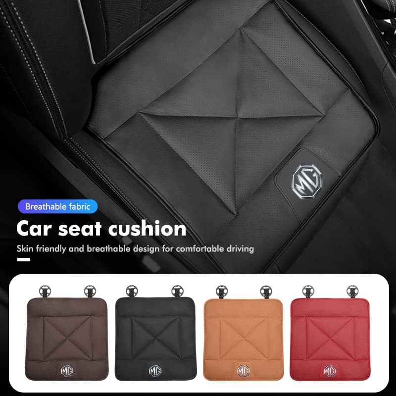For MG Car Seat Cushion Anti-fouling Leather Special Seat Cover Supplies 3 5 6 7 HS ZS GS Hector TF GT ZR