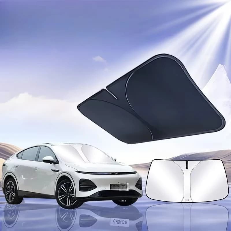 Per Xpeng G6 G9 X9 P7 Parabrezza Auto Parasole Blocchi UV Ray Riflettore Auto Finestra Visiera Scudo Copertura Pieghevole Ombrellone 1 Pezzo