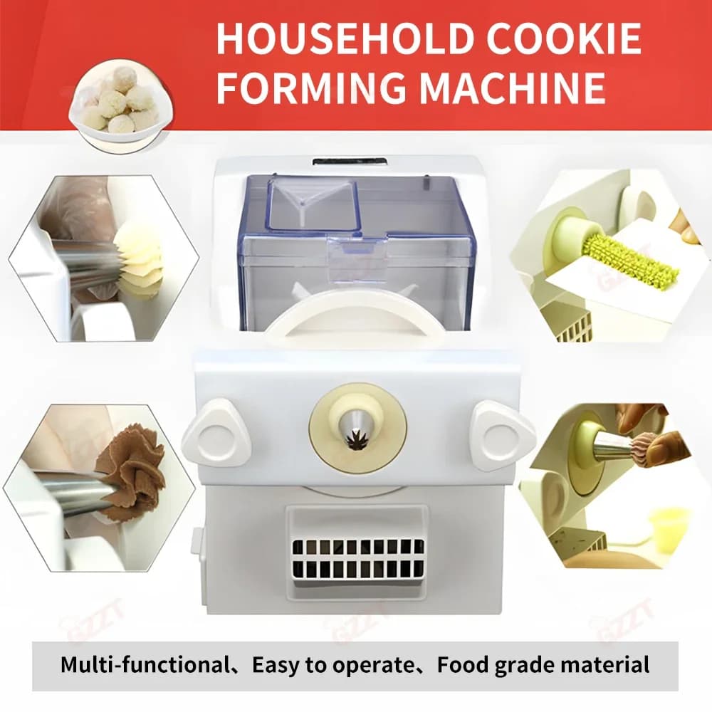 vendite calde 500g Tramoggia Prezzo di fabbrica Elettrico Uso domestico Macchina per pasta automatica fatta in casa Macchina per formare biscotti da 60 giri/min