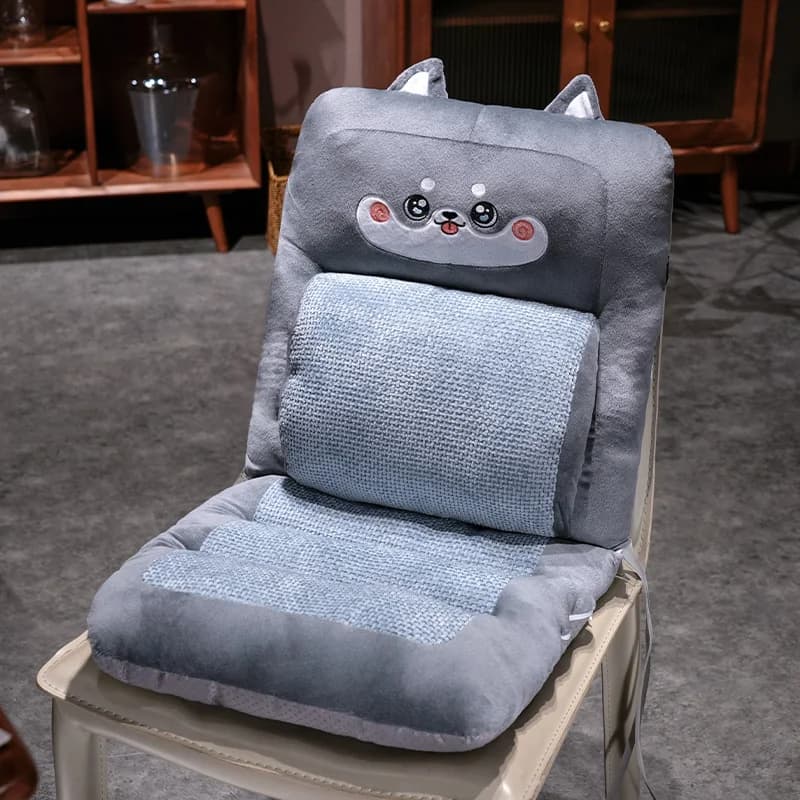 Office Chair Cushion Lumbar Support Integrated Design for Students Dormitory Seats Comfortable Non-Tired Backrest Pad