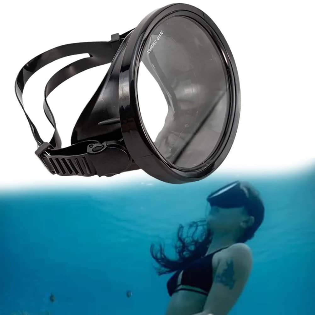 Fishing glasses with diving mirror, large frame, free diving mask HD, swimming equipment for adults snorkeling for fishermen