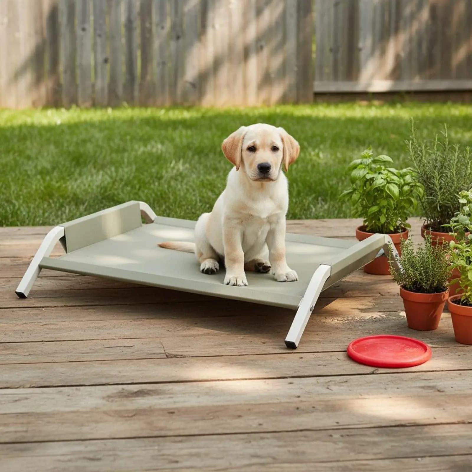 Raised Pet Bed Dampness-Resistant-Resistant Elevated Pet Bed Breathable Raised
