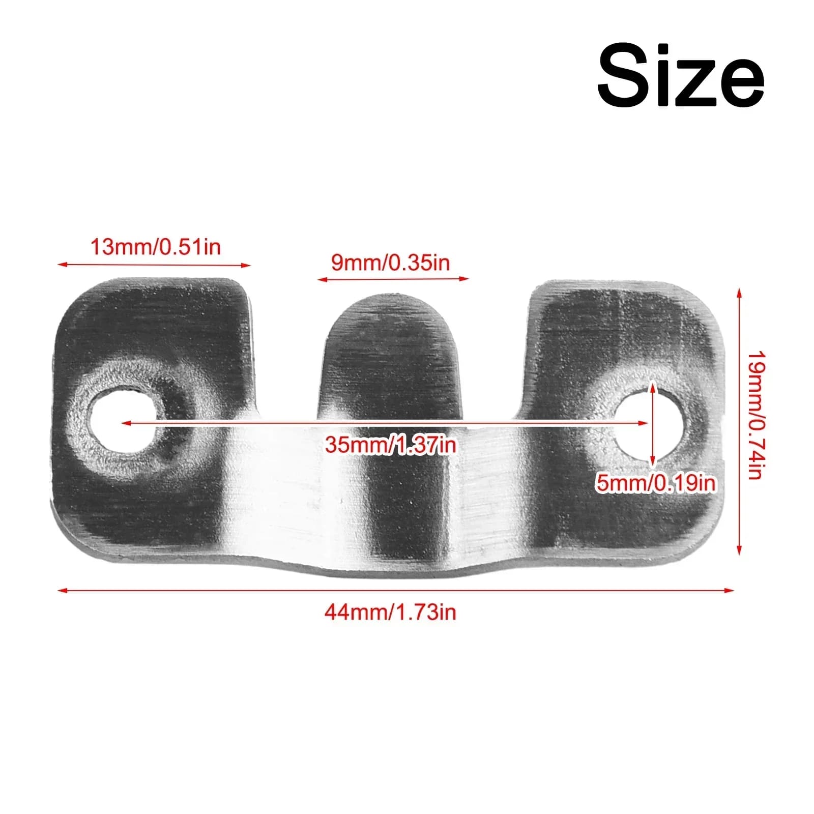 Hooks for Resistent Frames, 12 Stainless Steel Parts for Easily Hanging Artworks, Watches and Mirrors