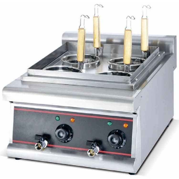 Cuocipasta Elettrico Commerciale da Banco, Macchina per Cucinare Noodle, Bollitore Rapido per Pasta Professionale