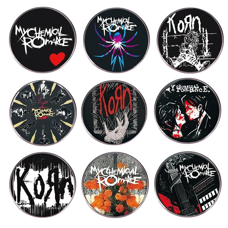 New Pop Music Singer Pin Rock Band Alloy Badge Brooch Fan Collection Jewelry Gift Clothes Bag Accessories Wholesale