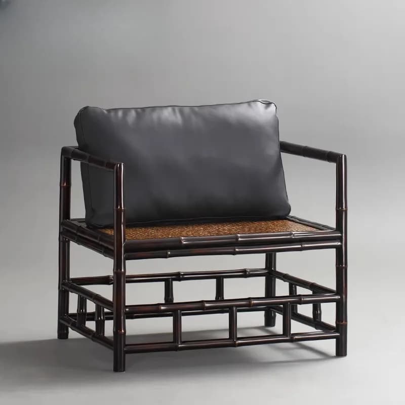 Snow chair, Ming furniture Zen chair Antique meditation chair Tea room Tea making with cushion Master chair