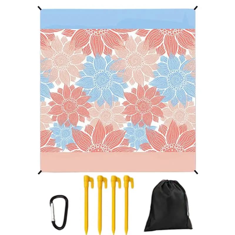 Beach Mat Outdoor waterproof picnic blanket Sand beach for travel Grass Yoga Festival Sports park Courtyard
