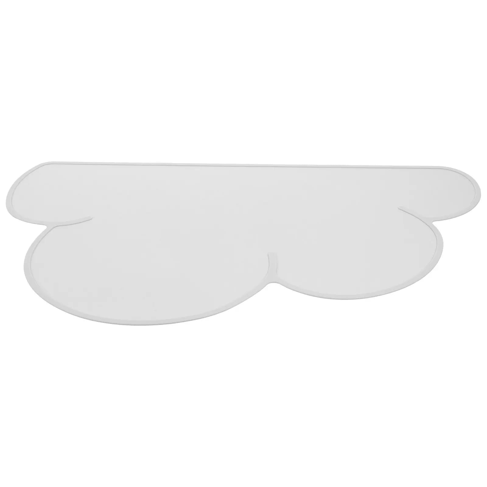 Dog Feeding Mat Silicone Pet Bowl Mat Spill Proof Non-Slip Water Resistant for Puppy Cat Food Water Bowl Use