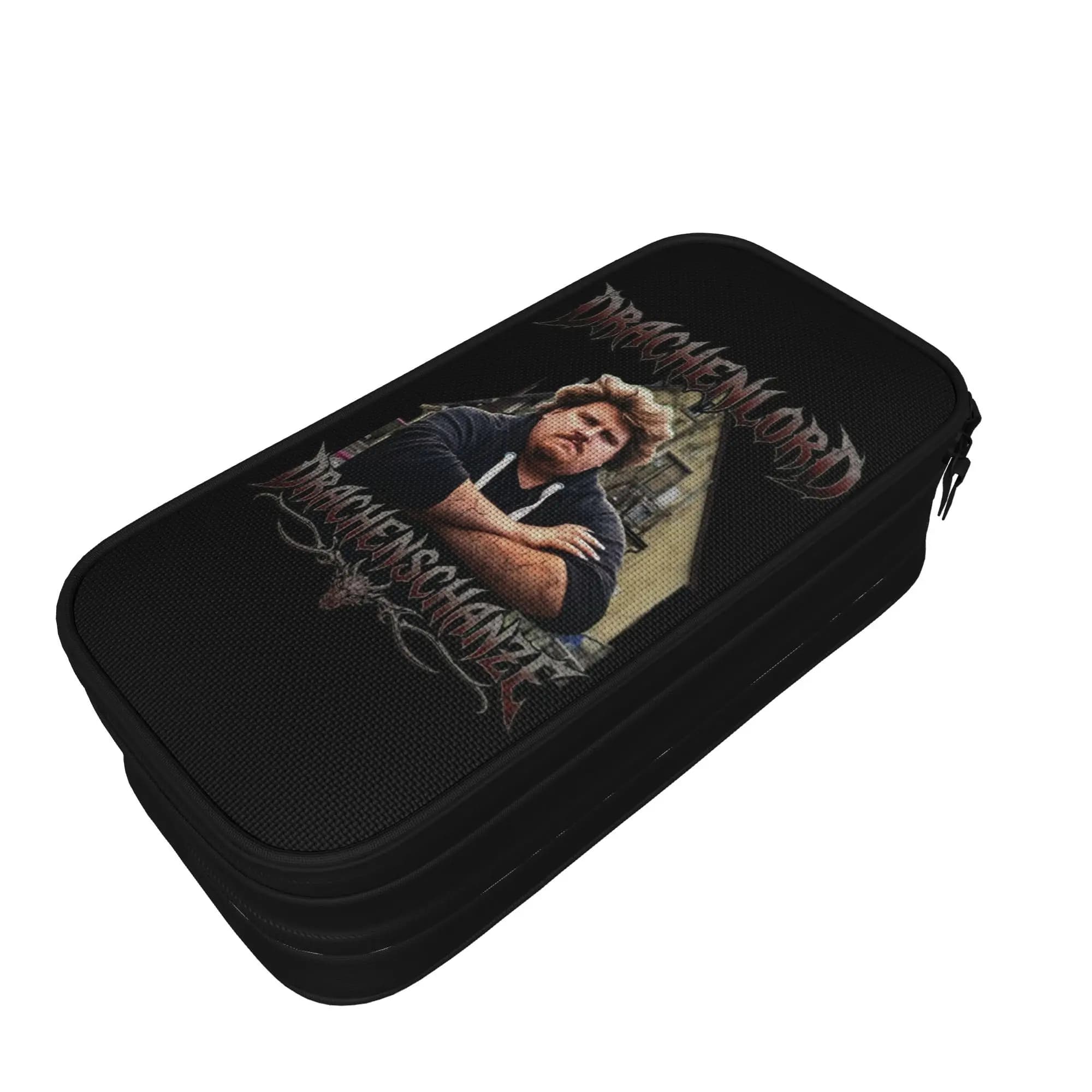 Dragon Lord Drachenlord Pencil Case Cute Funny Pen Box Bag Girls Boys Large Storage Office Zipper Pencilcases