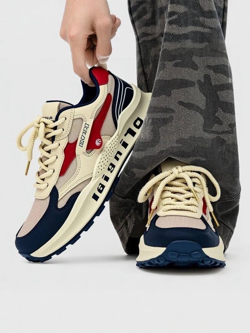 Scarpe Sportive Casual da Uomo Nuova Collezione Estate 2026 Traspiranti in Mesh con Suola Spessa, Scarpe da Corsa Basse Slip-On con Suola in Gomma