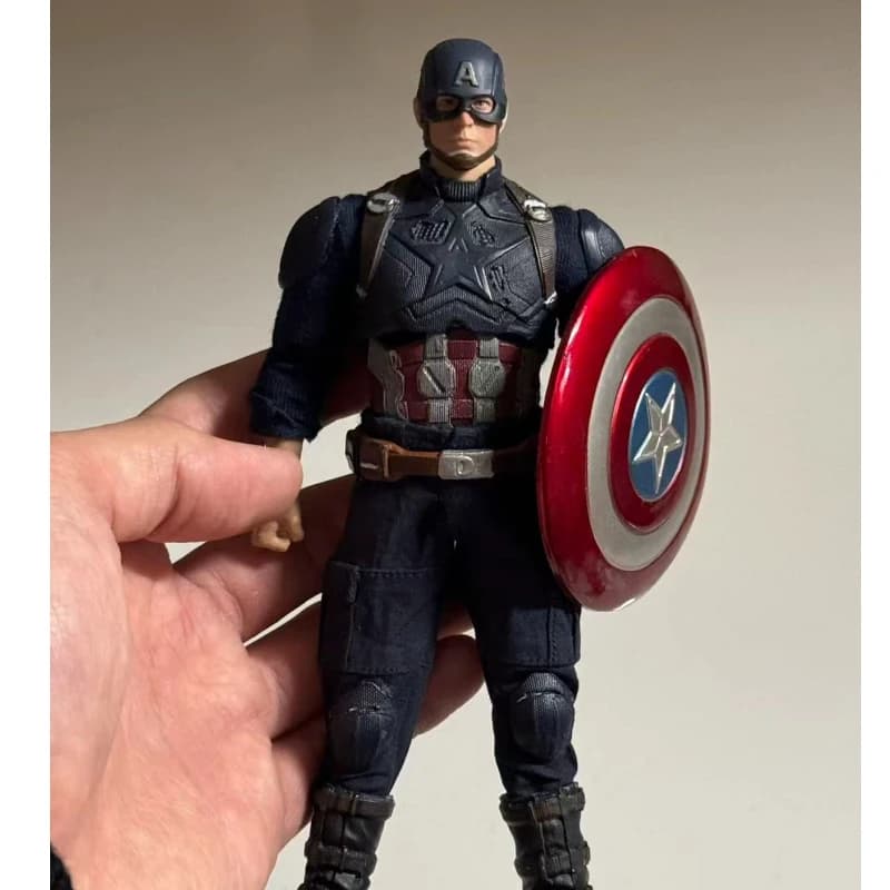 Action Figure di Capitan America degli Avengers, Modello Collezionabile Articolato, Statua Decorativa da Scrivania, Regalo Sorpresa per Ragazzi