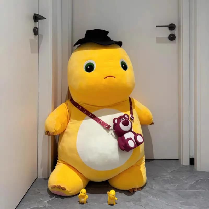 Original Nailong Milk Dragon Plush Dinosaur Pillow Toy Cute Anime Smile Dinosaur Silly Stuffed Animals Kawaii Home Decor Gift