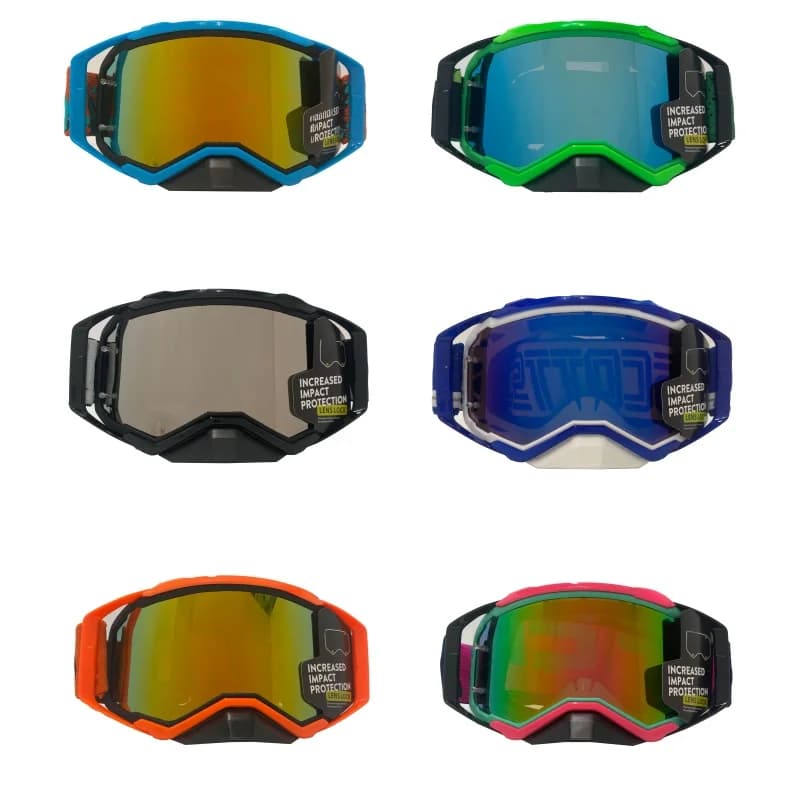Breathable Sponge Frame Cycling Goggles Anti-Impact Protective Glasses Motorbike Off-Road Riding Ski Outdoor Eyewear
