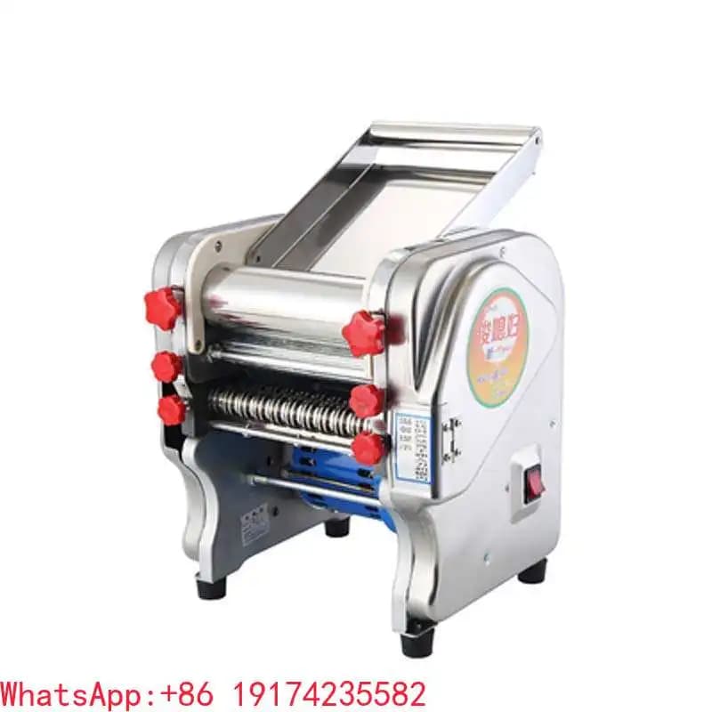 Macchina per fare noodle freschi elettrici Macchina semiautomatica per pizza fresca prodotta per pasticceria e pasta, taglierina per pasta e farina