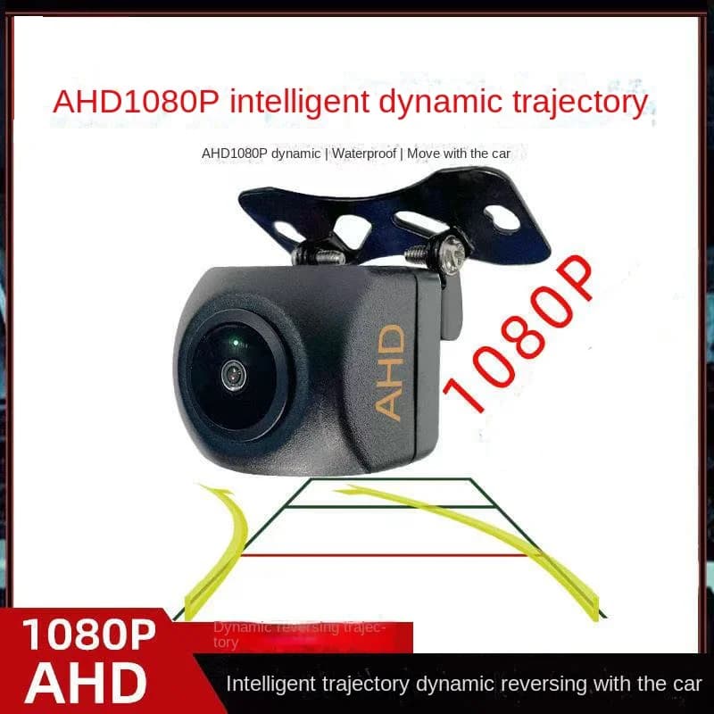 JISUIDA Rearview Video Camera AHD1080P High-Definition Night Vision Intelligent Dynamic Trajectory Rear Image