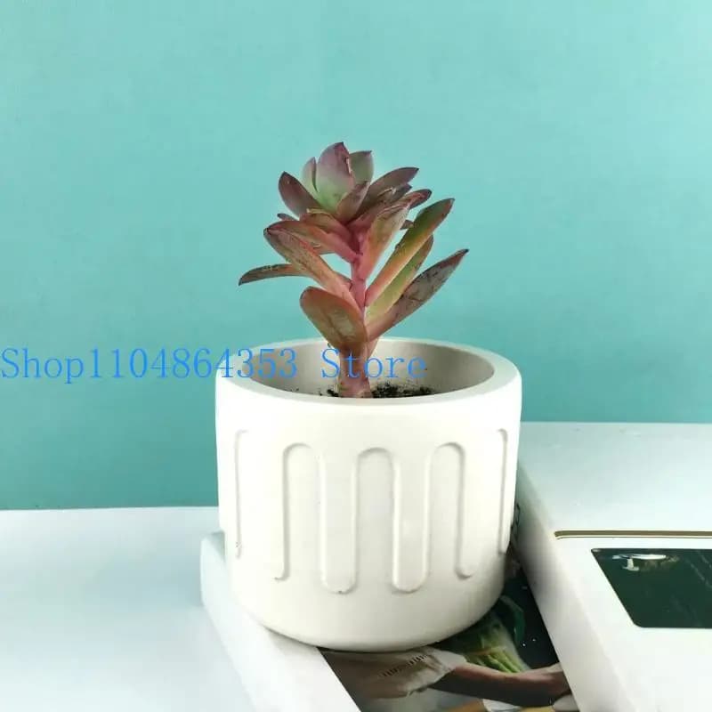 652F Creative Concrete Shaped Pots Mould for Resin Concrete Plant Lovers Gifts Accessory