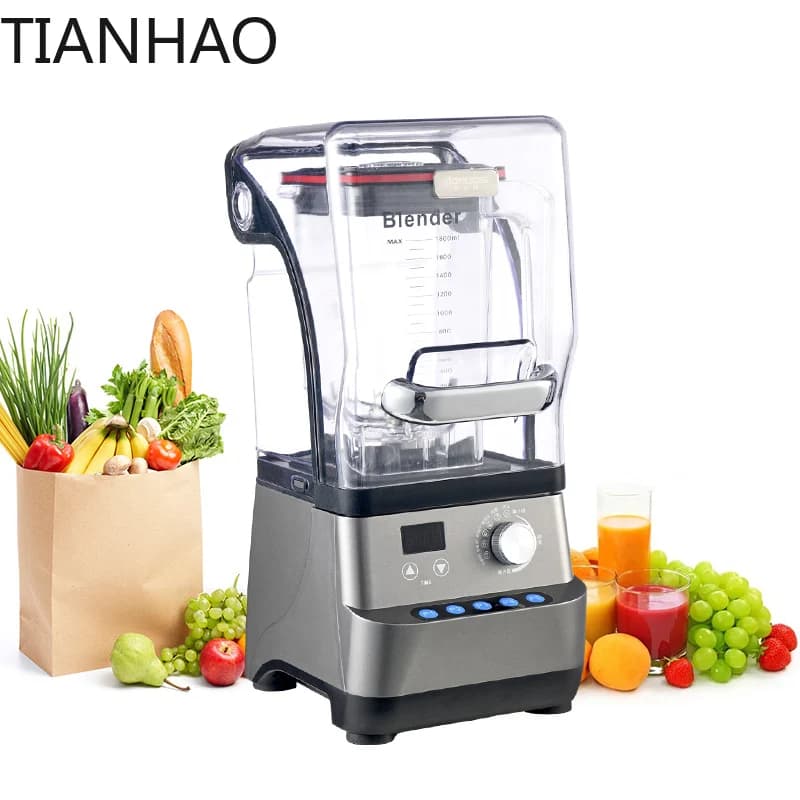 Hot Sell Heavy Duty Commercial Kitchen Household Fresh Fruit Juicer Electrical Silver Crest Smoothie Mixer Blender