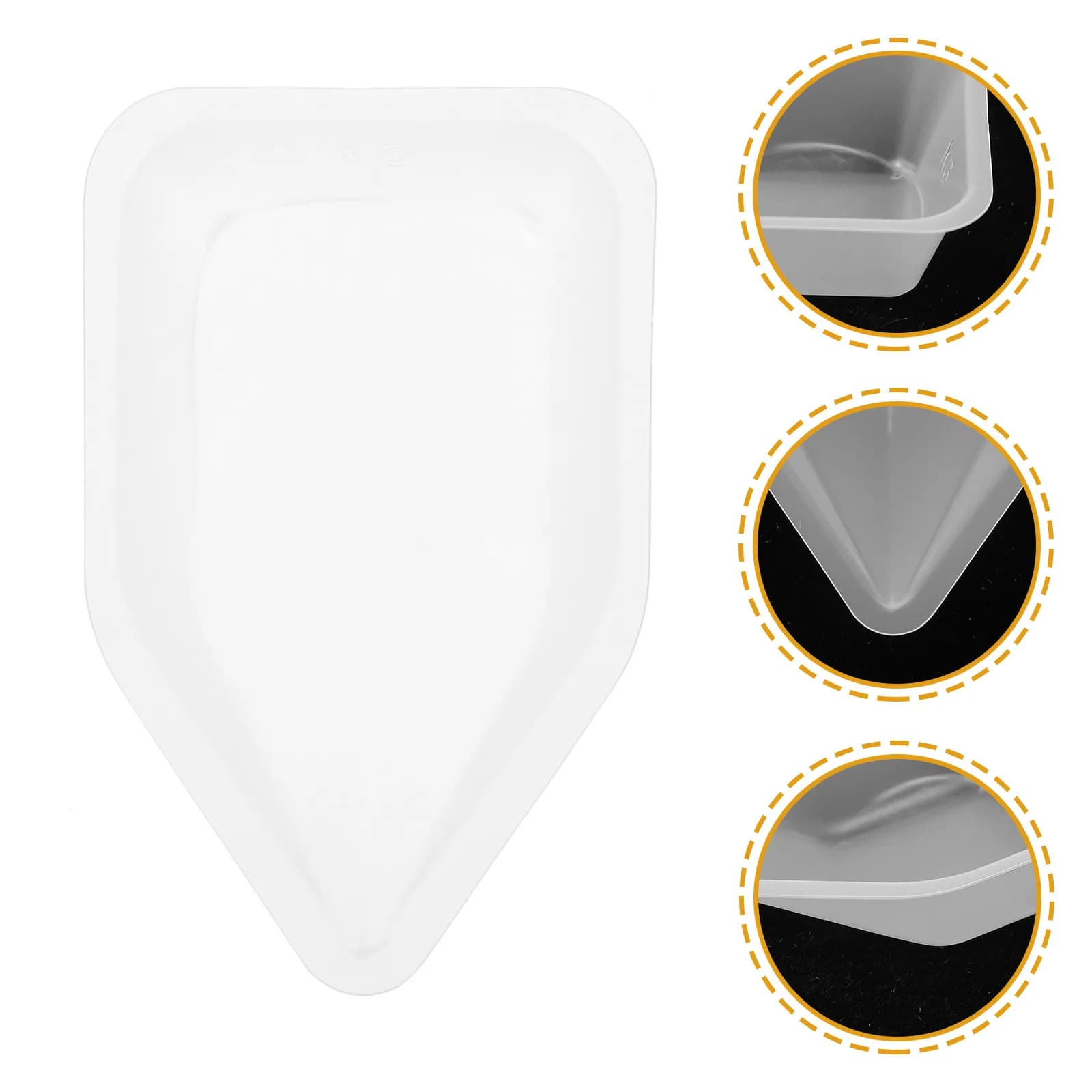 Bestseller: 10 10 10ml Shaped Plastic Bearing Trays, 10ml Reusable Peasing Plates for Laboratory, Chemical Agent Resistant