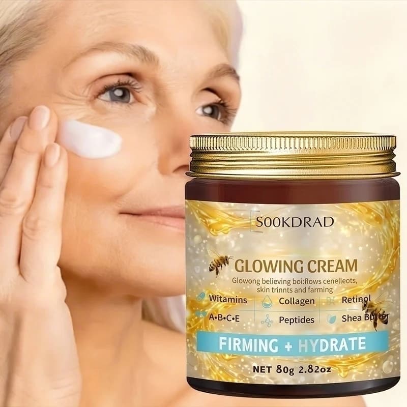 Crema Illuminante con Collagene, Vitamine A/B/C/E, Rassodante e Idratante, Viso e Corpo, Unisex, 80g, Cura Quotidiana della Pelle