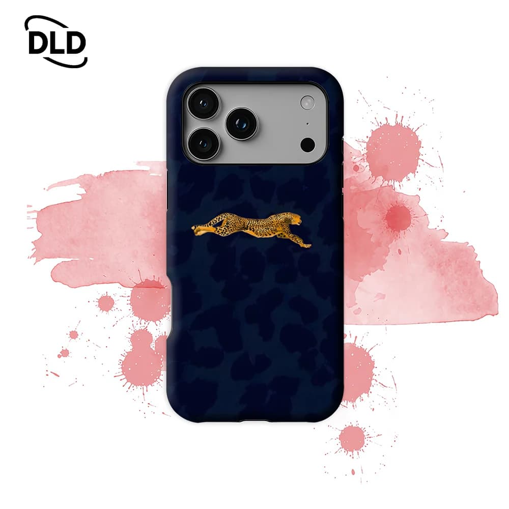 Custodia per telefono con stampa leopardata per custodia magnetica per iPhone 17 16 15 14 Pro Max Plus, custodia robusta a strato singolo/doppio