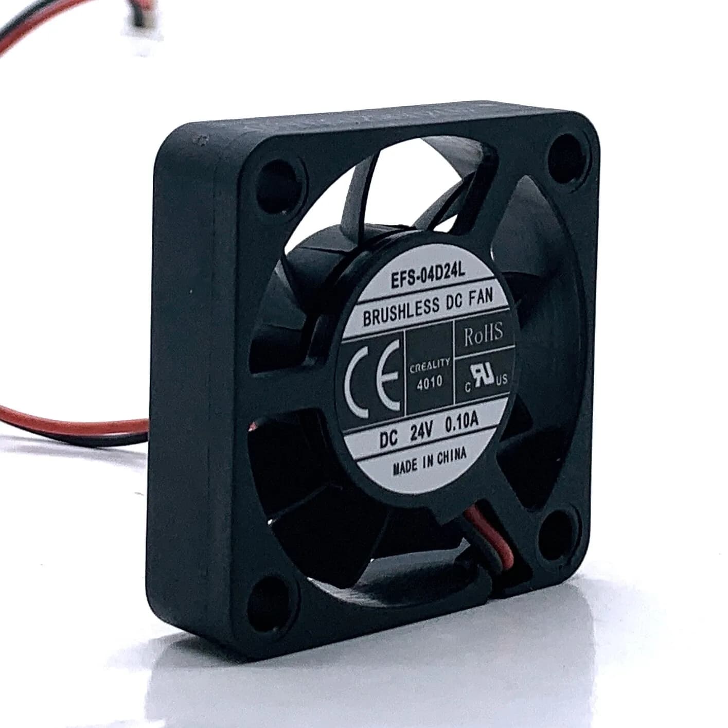 PER CREALITY EFS-04D24L 4010 DC 24V 0.10A Ventola di raffreddamento assiale senza spazzole silenziosa -