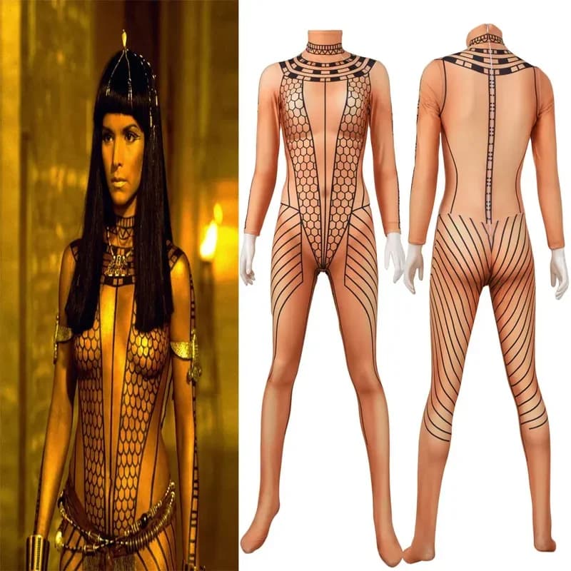 Adulti Bambini La Mummia 2 Costumi Cosplay Donna Donna Anck Su Namun Supereroe Zentai Suit Halloween Tuta # 1 # W.