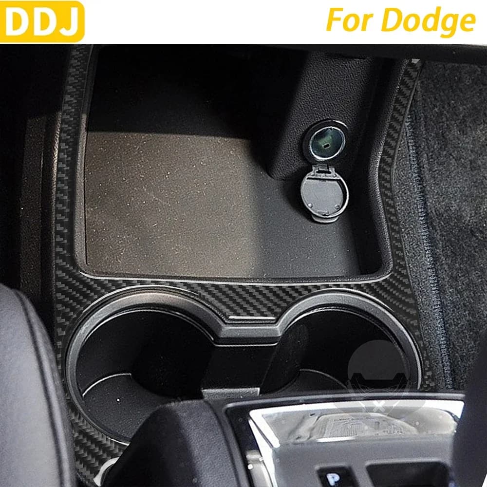 For Dodge Journey 2009-2010 Central Carbon Fiberglass Wall Panel Accessories for Car Interior Decoration Wall decal
